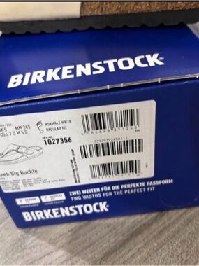 Birkenstock Blue Branded Shoe Box